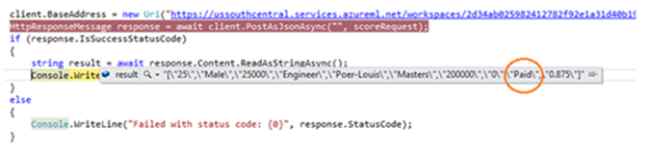 Run and verify the outcome